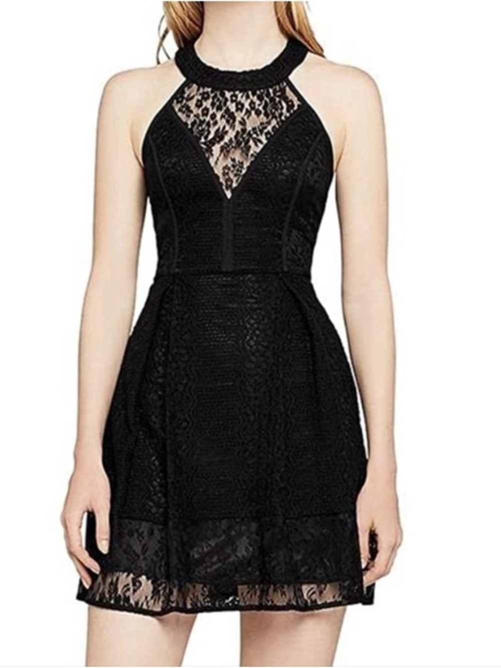 BCBGeneration Black Lace Dress Size 0